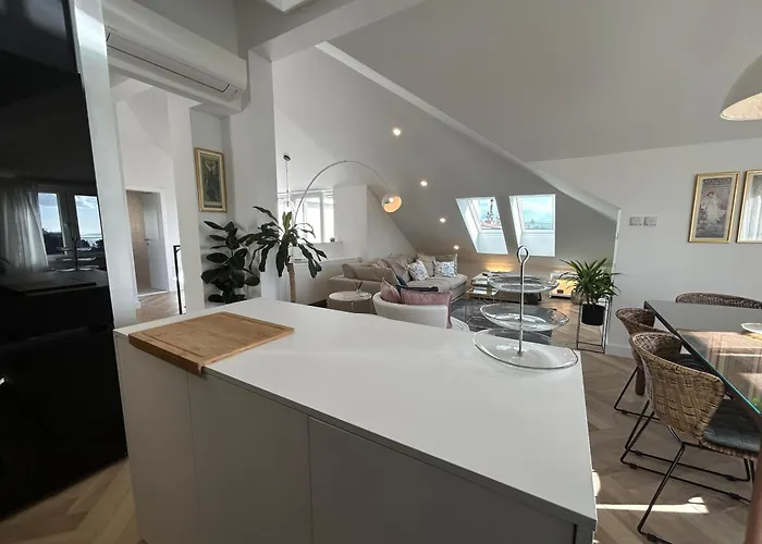 Penthouse Bavis - Brand New Luxurious 3-br - Location In The Center Next To The - Sea View - Buralux Properties 아파트 스플리트